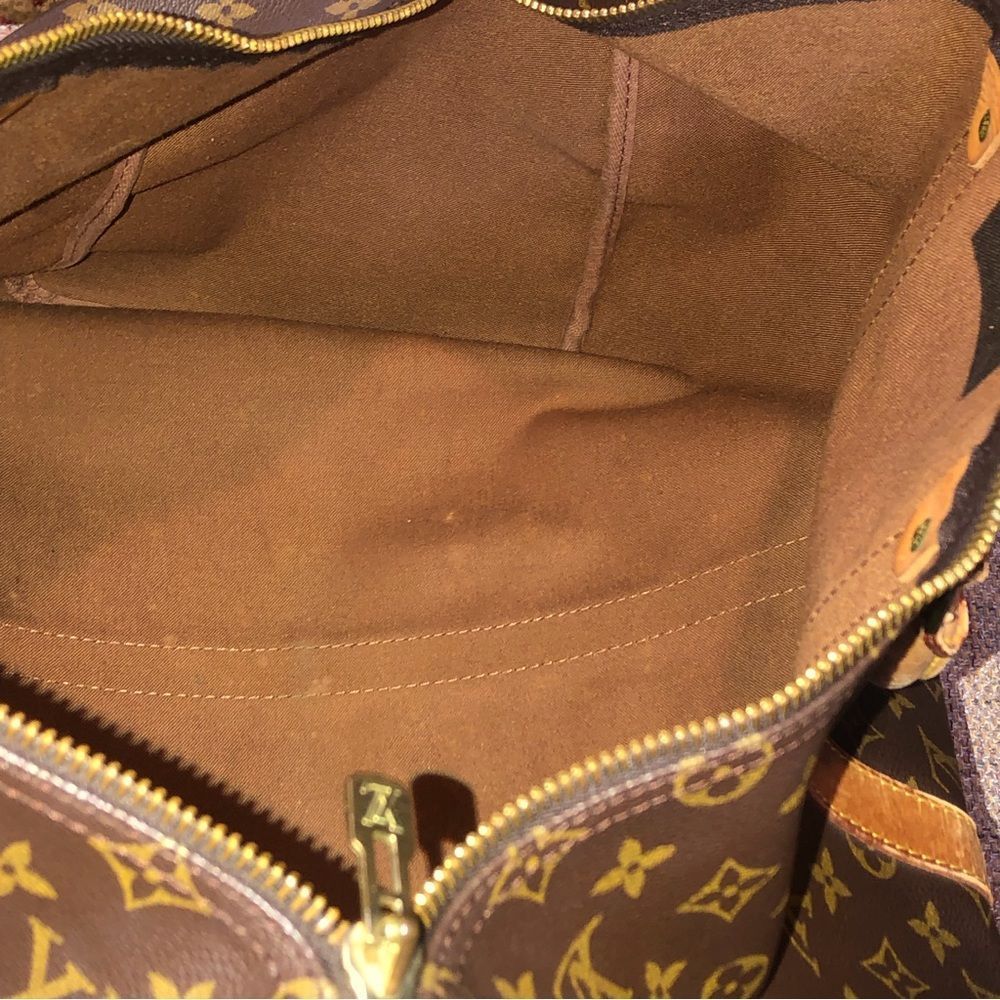 Auth LOUIS VUITTON Monogram Keepall Boston Weekend Travel Bag LV 50 MB0990 - Picture 4 of 15